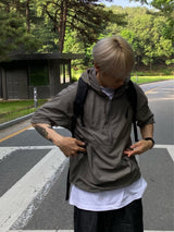 Future Nylon String Short Sleeve Anorak 3C
