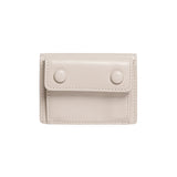 DOT Pocket 3-layer Half Wallet Coin Money Card Wallet warm gray