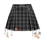 13DE MARZO Clothes Hanger Pleated Skirt