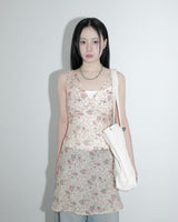 Quilted cotton max tote bag