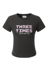 Sports club tee - charcoal