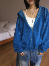 [EE] Run Pigment Hooded Zip-Up