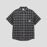 PARAGRAPH SHORT SLEEVE PLAID SHIRT