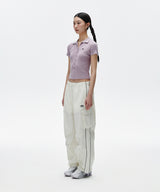 BUTTON-UP COLLAR KNIT