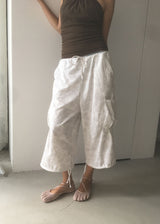 FLOWER PASTEL BERMUDA PANTS
