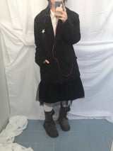 Hairy cream jacket