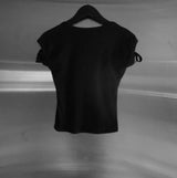 セル カットアウト 半袖Tシャツ