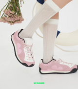 WE FLOWER Fashionable New Hobo Shoes, Versatile, Comfortable and Light - weight - Sakura Pink