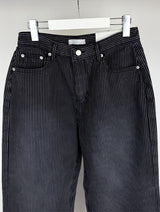 STRIPE BLACK JEANS