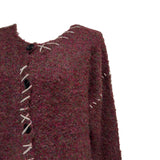 (3color) Mongle Stitch Hairy Loose Cardigan
