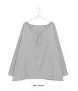 26FW★ [BAONHAUS] レニル シャーリング レイヤード ロングスリーブ Tシャツ