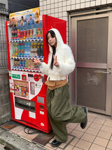 BALLOON SNAP WIDE PANTS (3C)