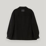 Black Corduroy Double Button Jacket