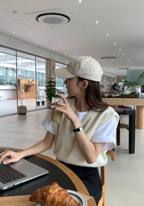 [Lè made/7,000 Sold] ルメイド ベーシック Vネック ベスト