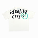 FAITH FADE Absence of Happiness - Identity Crisis Wide Oversized Tee (White)