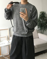 Obi Button Crop Knit