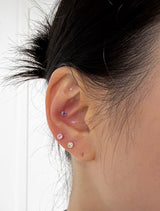 [925silver] Color cubic piercing (3color)