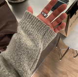  Beleries Simple Henry Neck Overfit Knit