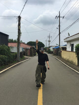オーバークロップベーシック半袖Tシャツ 3C