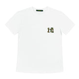 DOT HOLY LOGO SLIM FIT SHORT SLEEVE TEE_WHITE&CAMOUFLAGE