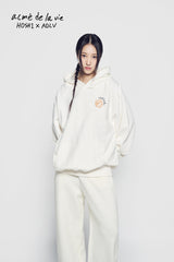 24FW HOSHI X ADLV タイガースケッチ フーディ クリーム