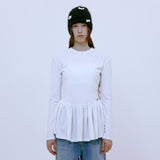 Flare Edge Top (WHITE)
