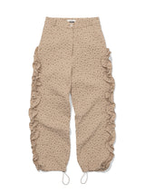 FLOWER RUFFLE PANTS(BEIGE)