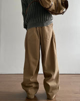 Volume Rivet Cotton Pants