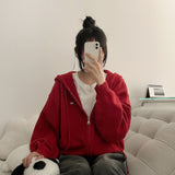 Flo Pendant Loose Fit Knit Hooded Zip-Up