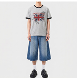 エッセンシャルスタンダード半袖リンガーTシャツ ユニオンホース メランジ