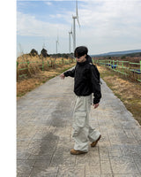 Zeka Zip Cargo Wide Pants