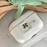 [made]glass clover ver  resin airpod case