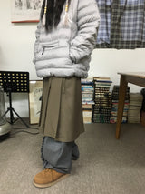 ウールラップスカート