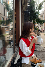 [Lè made/7,000 Sold] ルメイド ベーシック Vネック ベスト