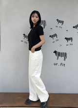 HEMLINE WHITE DING DENIM PANTS code 25010