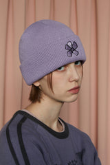 フラワービーニー / FLOWER BEANIE / PURPLE
