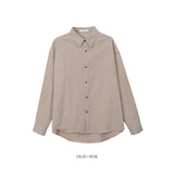 LMN マーエッセンシャルリネンセミオーバーシャツ (12 colors)