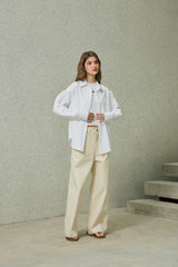 NOAH WIDE PANTS / BEIGE