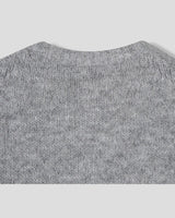 (UNISEX) ウールミックス ヘビー ブラッシュ ニット カーディガン