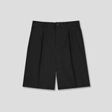 ASCLO ワンタックコットンハーフパンツ (4color)