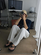 ASCLO ルノサマーワイドバンドパンツ (4color)