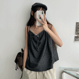 Vaistring denim vest bustier