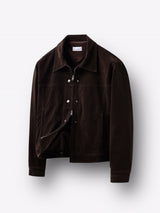 Mer crop suede jacket