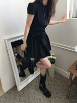Biker half boots