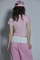CUBIC RIBBON T-SHIRT