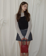 【MADE】Dotty leather mini bag [red]