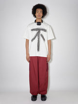 Two-sided fun print summer simple loose short-sleeved T-shirt