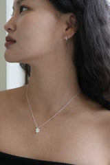 [925 Silver] クローバーネックレス