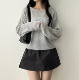 Lipo Pintuck Belt Set Banding Miniskirt