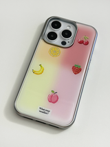fruit positioning map epoxy silver case
